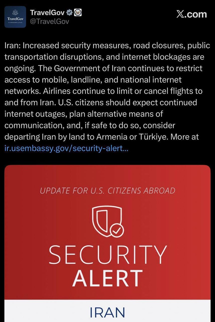 ԱՄՆ պետդեպարտամենտի կոչը