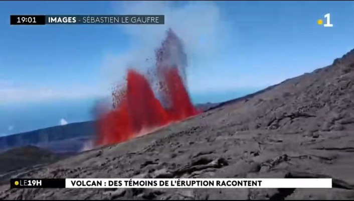 Ժայթքում Ռեյունիոն կղզում․ Պիտոն դը լա Ֆուրնեզը կրկին ակտիվացել է