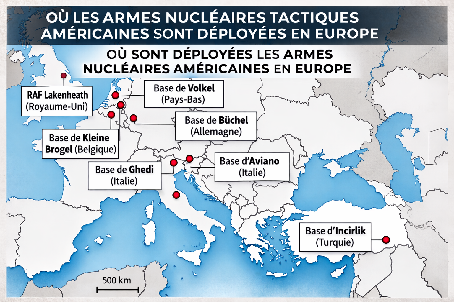 ԱՄՆ միջուկային զենքը Եվրոպայում․ որտեղ է տեղակայված և ինչու