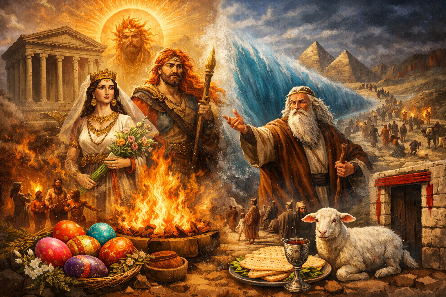 📜 Զատիկը՝ հեթանոսական արմատներից մինչև հրեական ազատագրում