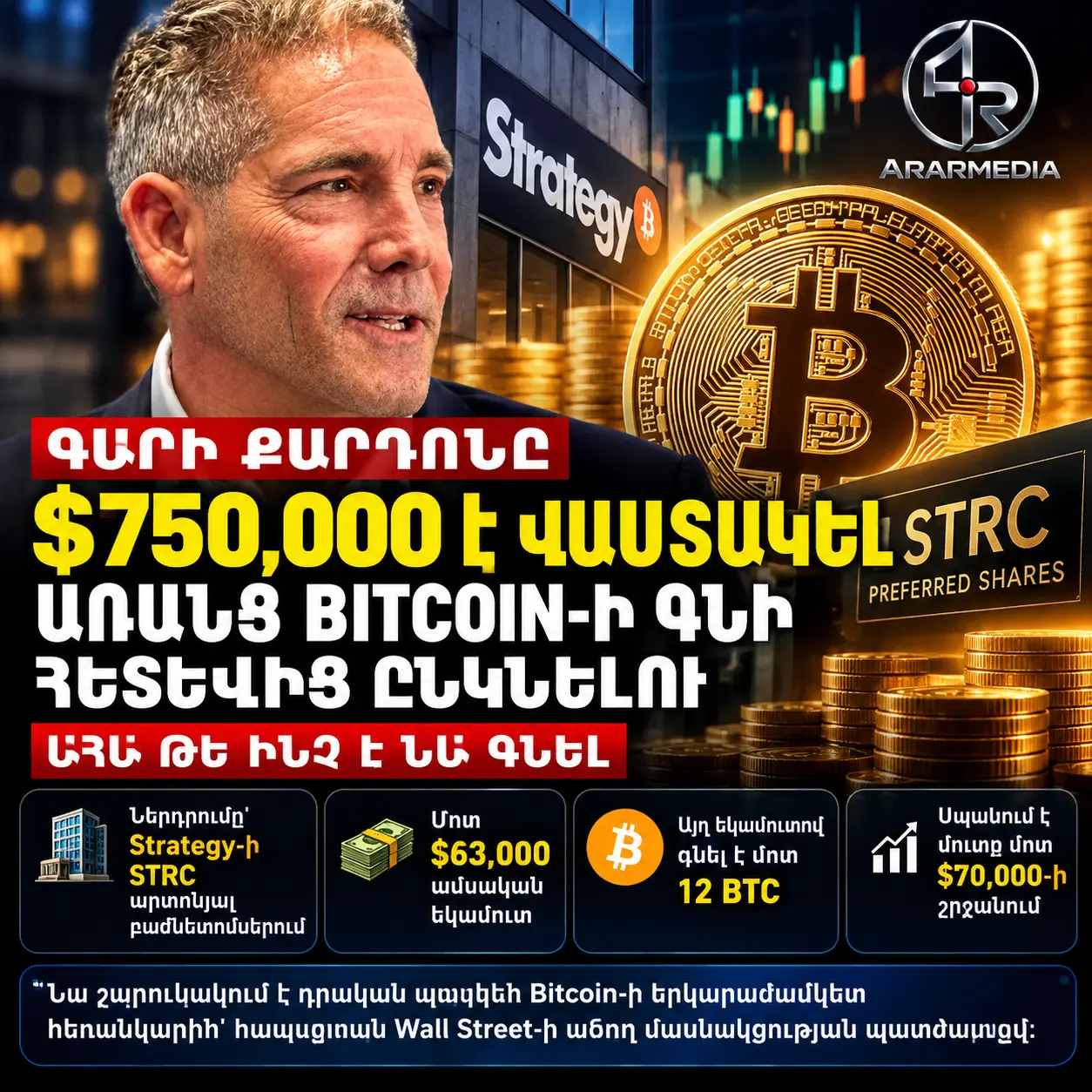 💰 Գարի Քարդոնը $750,000 է վաստակել՝ առանց Bitcoin-ի գնի հետևից ընկնելու․ ահա թե ինչ է նա գնել