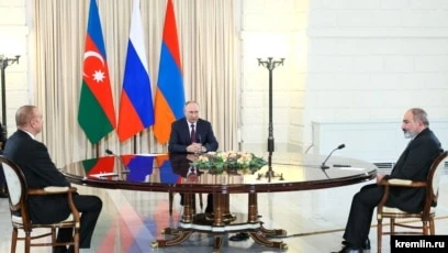 Թուրքմենբաշիում տեղի է ունեցել Փաշինյան-Պուտին-Ալիև եռակողմ հանդիպումը